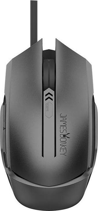 James Donkey 112RS 6200DPI 6 Tuş PMW3327 Sensör RGB Optik Gri Gaming Mouse