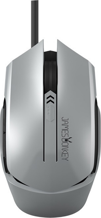 James Donkey 112RS 6200DPI 6 Tuş PMW3327 Sensör RGB Optik Metalik Gri Gaming Mouse