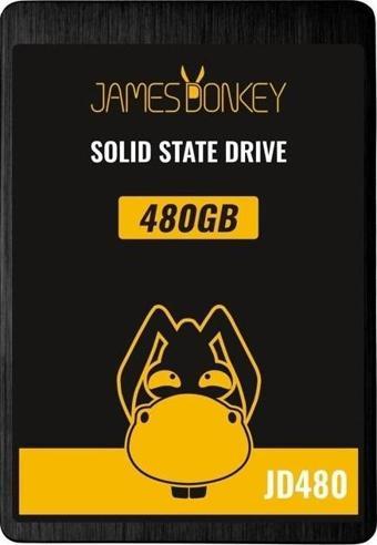 James Donkey JD480 480GB 3D Nand 2.5" 510MB/480MB/sn SSD Disk - 3 Yıl Birebir Değişim Garantisi 