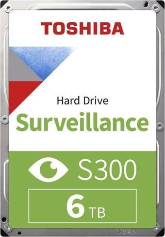 Toshiba S300 Surveillance HDWT860UZSVA 6TB 256MB 5400Rpm 3.5” SATA3 7/24 Güvenlik Diski