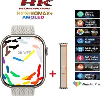 Vwar Hk9 Pro Max Plus Gen 4 45 Mm Amoled Ekran Akıllı Saat