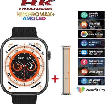 Vwar Hk9 Pro Max Plus Gen 4 45 Mm Amoled Ekran Akıllı Saat