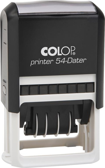 COLOP PRINTER 54 TARİH KAŞE(TR) SİYAH KASA SİYAH KEÇE - 40X50MM