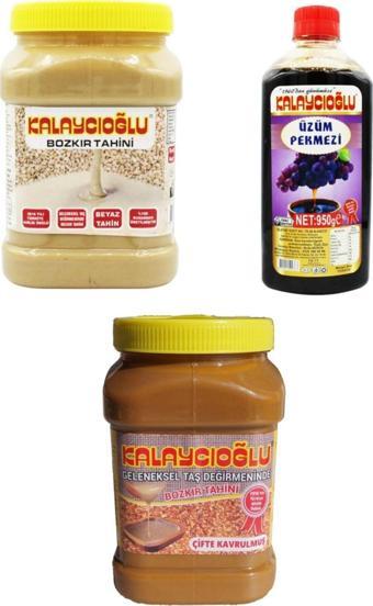 Bozkır Tahin Merkezi Beyaz 935 Gr + Tahin 935 Gr + Üzüm Pekmezi 950 Gr Ekonomik Paket