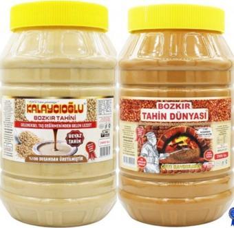 Bozkır Tahin Merkezi Beyaz Tahin 2900Gr- Bozkır Tahin Dunyası Kavrulmuş 2900 Gr Kepeksiz