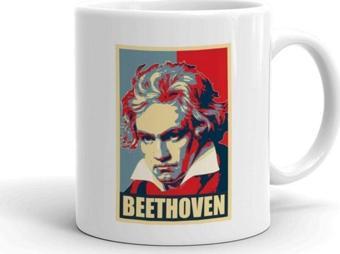 WuW Beethoven Beyaz Seramik Kupa