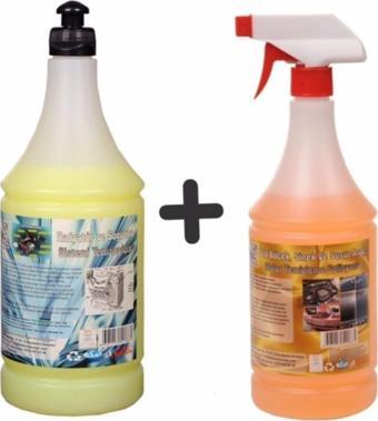 Dtx Kimya Oto Kalorifer Ve Petek Temizleme Ilacı (Solventli) 1 Lt & Oto Böcek Sinek Temizleme Ilacı 1 Lt