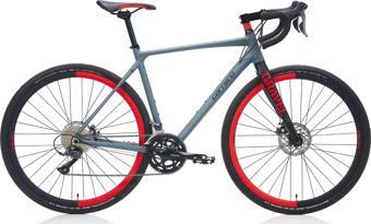 Carraro Gravel G0 Claris 16 Vites MD Fren 28 Jant Gravel Bisiklet Mat Antrasit Siyah Kırmızı 58 Kadr
