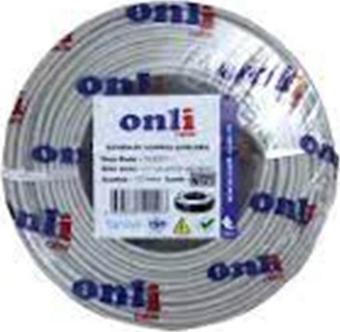 Onli On-4122 4+1 1X0,22 Mini Coax 4X0,22Mm 2X0,50Mm 100 Metre Cca Güvenlik Kamera Kablosu