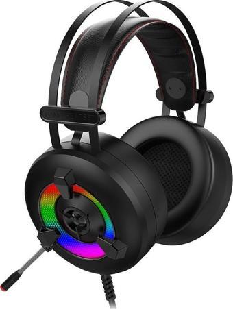 Rampage Miracle-X2 Plus Siyah Rgb Led 7.1 Surround Sound System Gaming Mikrofonlu Oyuncu Kulaklığı