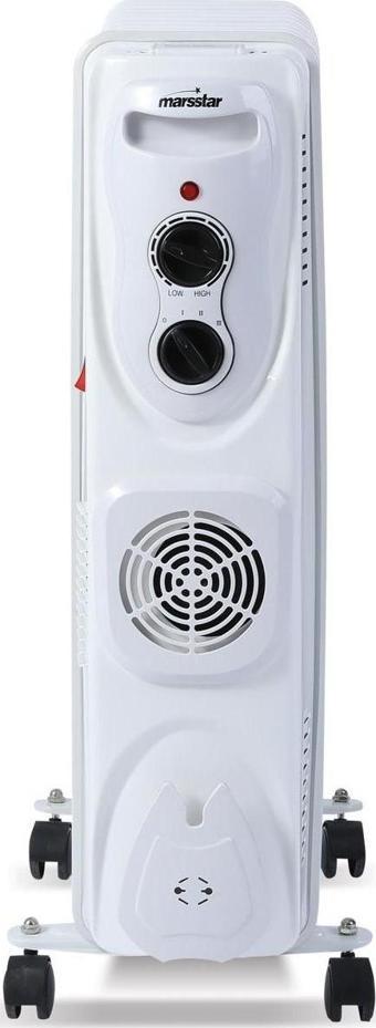 Marsstar B-08F 11 Dilim Yağlı Radyatör 3 Kademe Isı Ayarı 2500W Turbo Fan