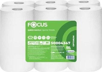 Focus 50004347 Optimum Jumbo Hareketli Quick Kağıt Havlu 80 Metre 6 Rulo