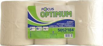 Focus 5052184 -50000562 2 Katlı 70 Metre 6 Rulo Makina İçin Optımum Jumbo Fotoselli Havlu Peçete