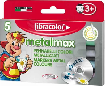 Fibracolor Metalmax Keçeli Boya Takımı 5 Renk