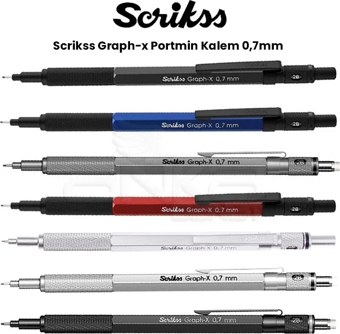 Scrikss Graph-x Portmin Kalem 0,7mm