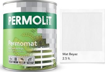 Permolit Mat Sentetik Yağlı Boya BEYAZ 2.5 Lt.