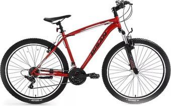 BİSAN LEON ERKEK DAĞ BİSİKLETİ 48CM V 27.5 JANT 21 VİTES BAYRAK KIRMIZISI SİYAH