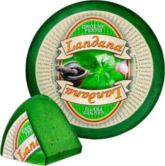 Landana İthal Gouda Peyniri Fesleğenli Gouda Yeşil 1000 g e