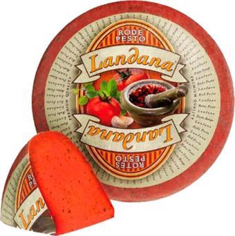 Landana İthal Gouda Peyniri Taze Fesleğenli Kırmızı Gouda 1000 g e