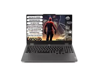 Lenovo LOQ 15IAX9 83GS007XTR i5-12450HX 8 GB 512 GB SSD RTX4060 15.6" Full HD Gaming Laptop