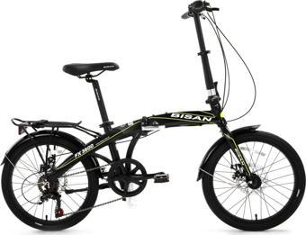 Bisan Fx 3600-6s 20"Jant 31K Katlanır Bisiklet Siyah