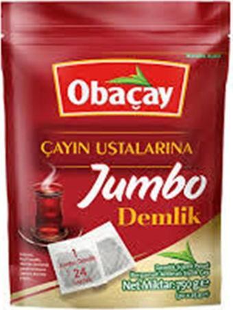 Obaçay Jumbo Demlik Poşet Çay 30 x 25 gr 1 Paket