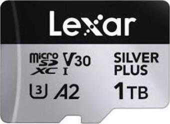 Lexar 1TB Silver Plus 205mb 4K V30 UHSI Micro SD Hafıza Kartı