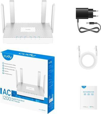 CUDY WR1300E 1200Mbps 2.4/5GHz AC1200 3 PORT GIGABIT ROUTER