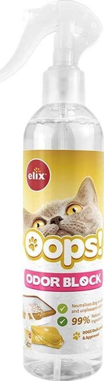 ELIX Bitki Özlü Kedi idrar Yapma ve Koku Önleyici Sprey 300ml.