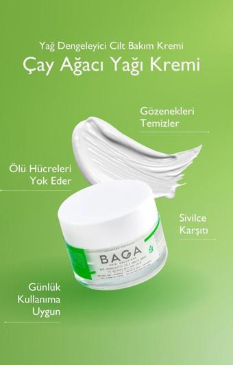 BAGA Çay Ağacı Yağı Kremi