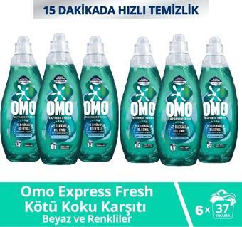 OMO EXPRESS FRESH BEYAZ&RENK 1480 ML 6 ADET