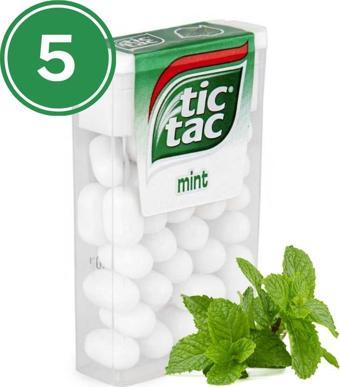 Tic Tac Nane Aromalı Şeker 18 Gr. (5 Adet)