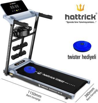  Hattrick Workout W1 M Pratik Masajlı Koşu Bandı 2.25 HP