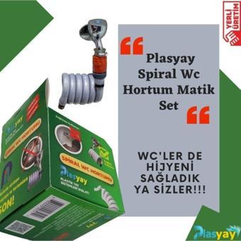 Plasyay Spiral Wc Hortum Seti Özel Gri