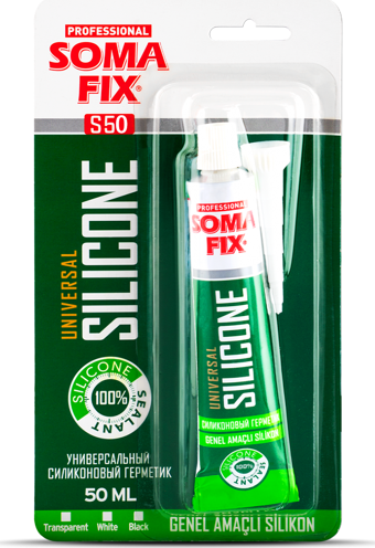 Somafix Tüp Silikon Şeffaf 70 GR S50