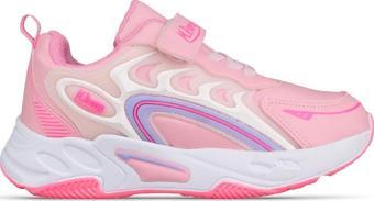 Büyük Kız Çocuk Cırtlı Pembe Sneaker