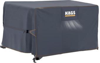 Haegs Bahçe Mobilyası Örtüsü, 200 x 200 x 90 cm, Havalandırmalı Masa ve Sandalye Koruma Kılıfı Gri