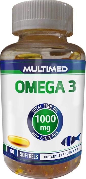 Omega 3 Yüksek Epa Dha 1000 Mg Balık Yağı 50 Softgel