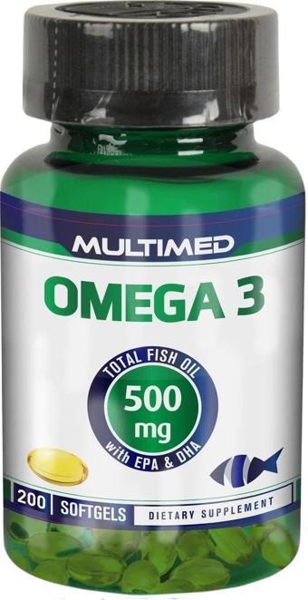 Omega 3 Yüksek Epa Dha 500 Mg Balık Yağı 200 Softjel