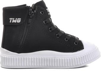 Walkway Orion-P Siyah-Beyaz İçi Polarlı Unisex Çocuk Bot