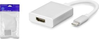 Hadron HDX7760 TYPE-C (M) - HDMI (F) Dönüştürücü Adaptör - Gri