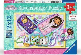 Gabby's Dollhouse Ravensburger Çocuk Puzzle 2x12 Parça 57092