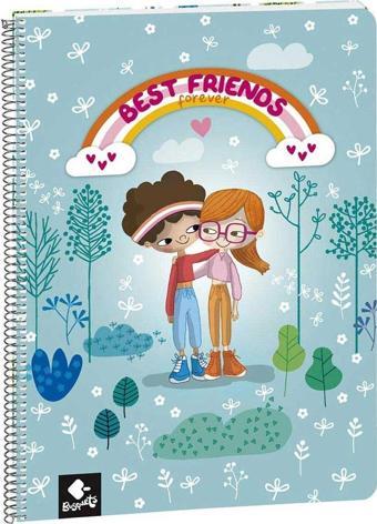 Busquets BFF Kareli A4 Spiralli Defter 80 Yaprak 2005209590