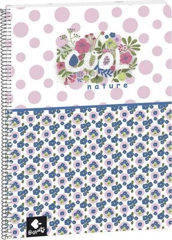 Busquets Cool Nature Kareli A4 Spiralli Defter 80 Yaprak 5105209540