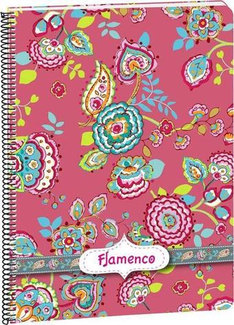 Busquets Flamenco Kareli A4 Spiralli Defter 80 Yaprak 5105205350