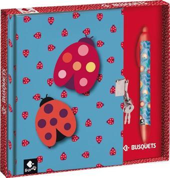 Busquets Ladybug Kilitli Günlük Ve Tükenmez Kalem 5101709550