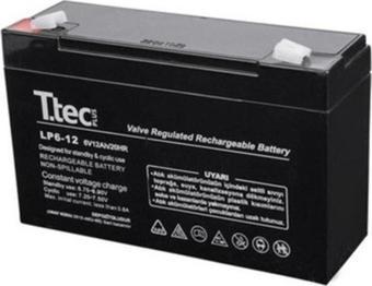 Ttec Plus Amper Kuru Akü Ttec 6 Volt 12