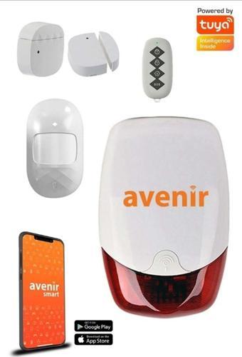 Avenir Av-02Wf Wifi Akıllı Ev Alarm Sistem Seti Kolay Kurulum Wifi İle Çalışır