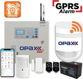 Opax 2646 Gprs Alarm Paneli & Bgr-09 Kablosuz Sirenli Full Set