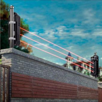 Opax Abe-İ100W Kablosuz 3 Işınlı 100 Metre Outdoor Beam Dedektör & 2.5 Yıl Pil Ömürlü